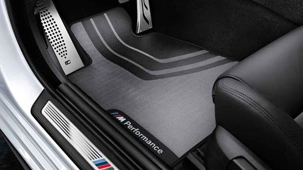 BMW F10 5 Series M Performance Floor Mats Set - Front and Rear